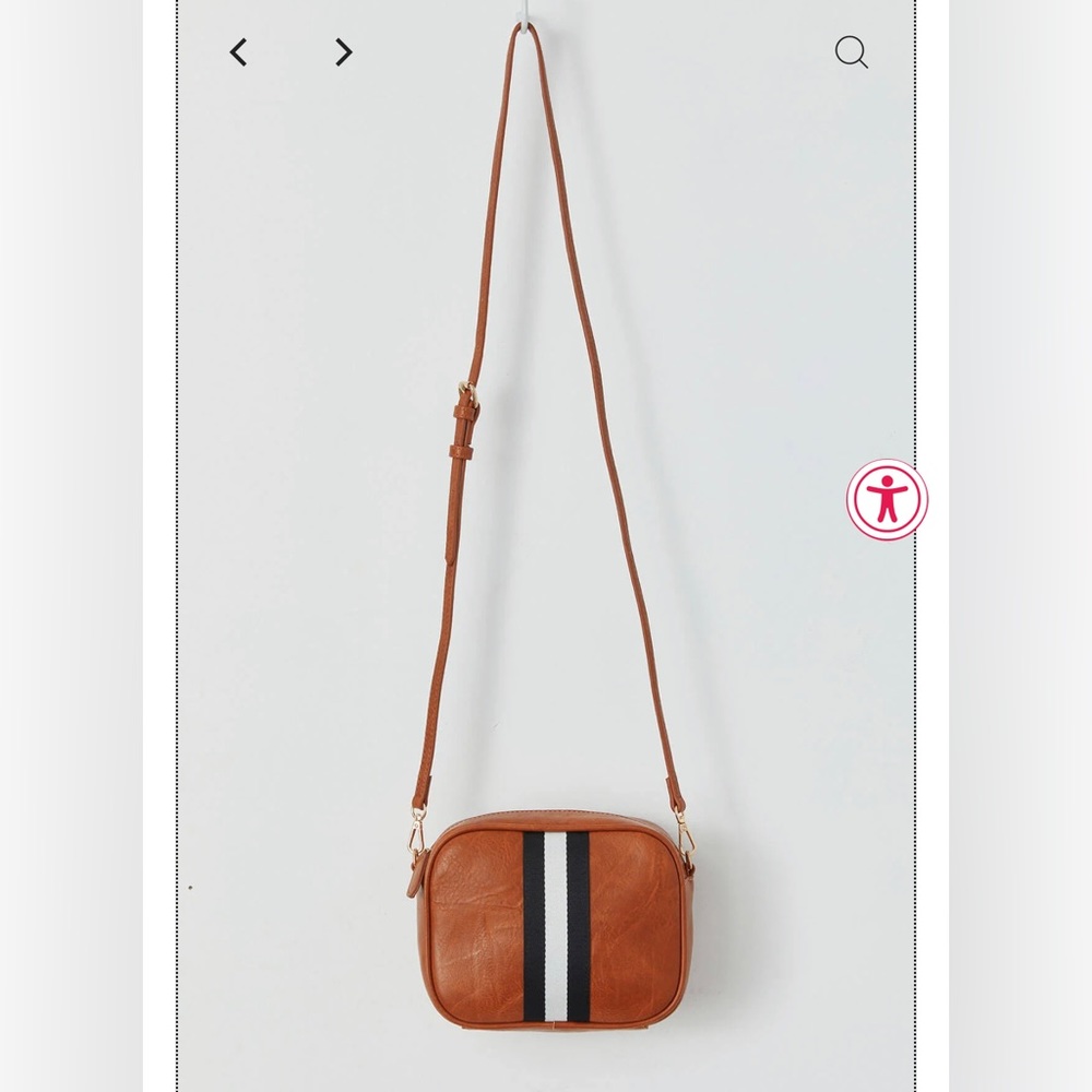 Social Threads x The MotherChic Striped Camera Bag